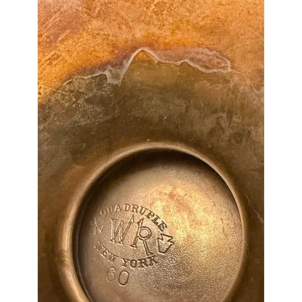 Antique Silver-Plated Footed Bride's Basket